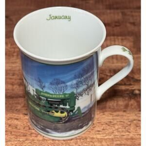 The Danbury Mint John Deere Farm Year JANUARY mug